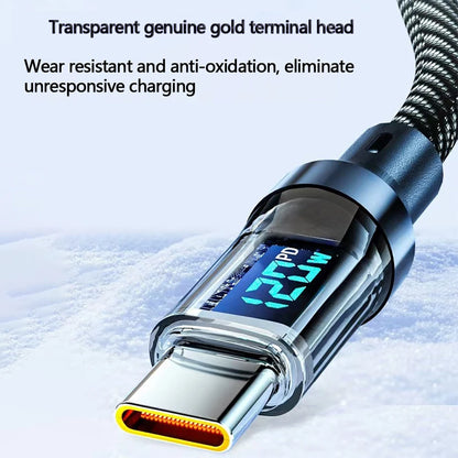 Fast Charging 120W LED USB Cable (Super Speed)