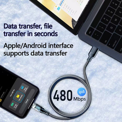 Fast Charging 120W LED USB Cable (Super Speed)